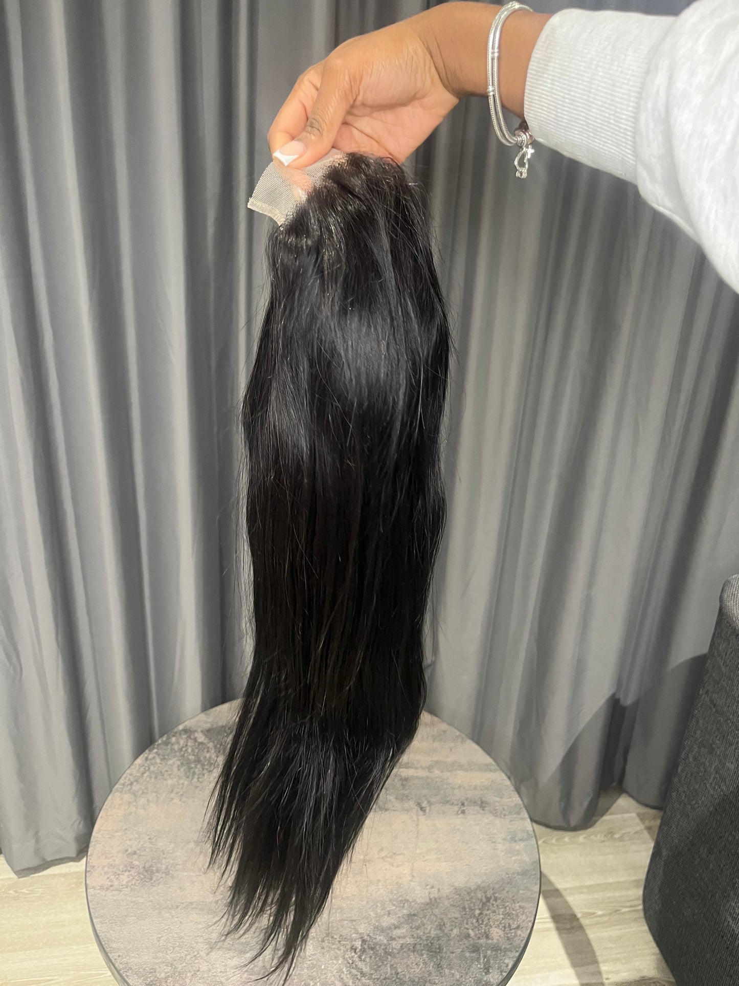 Premium Virgin 4x4 Transparent Lace Wig - Straight/Body Wave