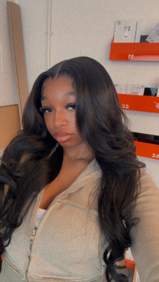 Mink Virgin 13x6 Transparent Lace Wig - Straight/Body Wave