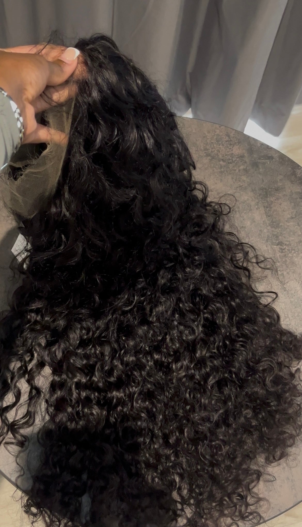 Premium Virgin 13x6 HD Lace Wig - Curly/Wave Textures