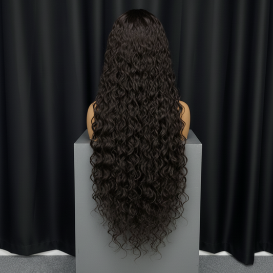 Mink Virgin 13x6 Transparent Lace Wig - Curly/Wave Textures